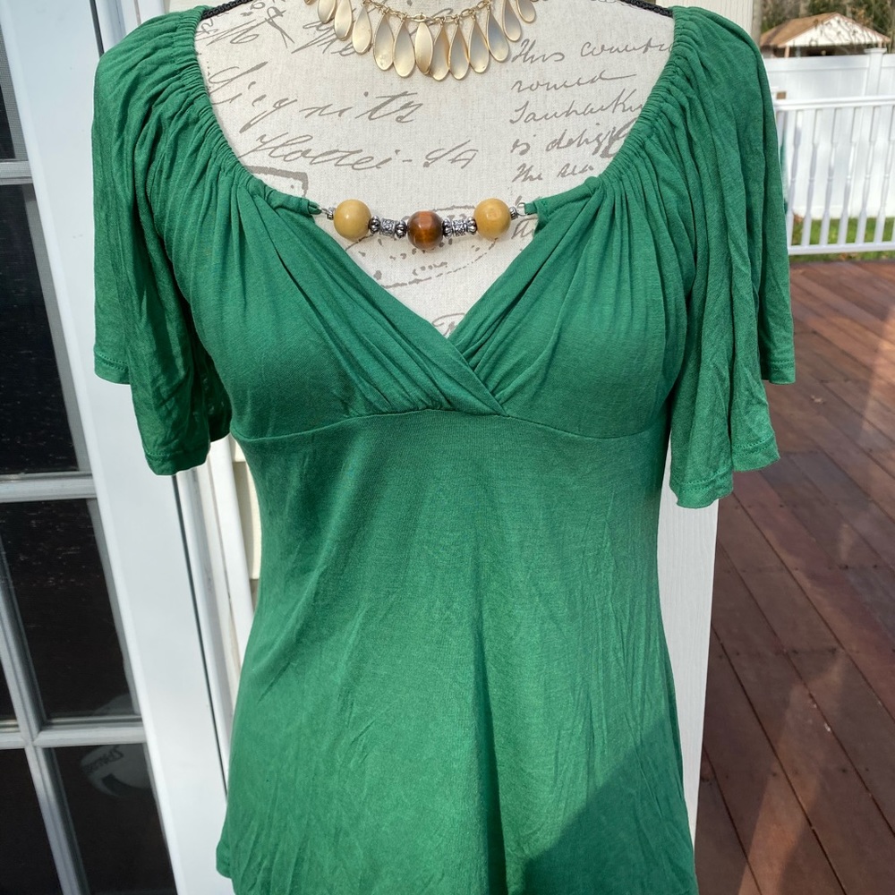 NWT Piace beaded detail top